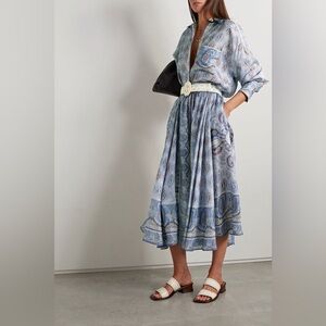 Zimmermann Vitali Paisley Print Skirt